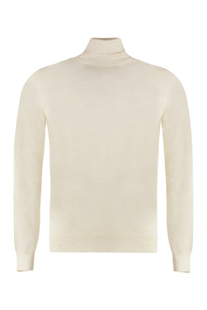 Turtleneck merino wool sweater-0